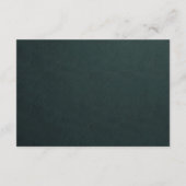 高級エレガント金箔フローラ披露宴 エンクロージャーカード (裏面)