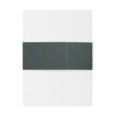 高級エレガント高級ゴールドフォイルフローラ結婚ズ 招待状ベリーバンド (裏面例)