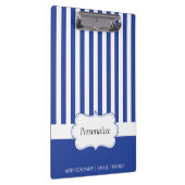 高級エレクトリックブルーストライプ | DIY文字 クリップボード (右)