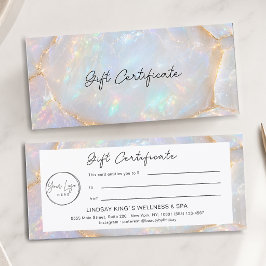 高級オパールホログラフィックロゴギフト券