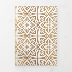 高級オーナメント7 三つ折りクリスマスカード
