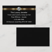 高級カスタムジュエラー高級ビジネスカード 名刺 (正面/裏面)