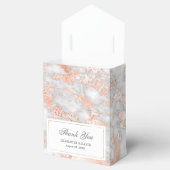 高級カスタムバラ金ゴールドとホワイトマーブル結婚ズ フェイバーボックス (オープン)