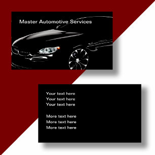 高級カッコいいビジ車のネスカード 名刺