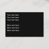 高級カッコいいビジ車のネスカード 名刺 (裏面)