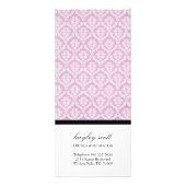 高級カップケーキシルエットラックカード ラックカード (裏面)