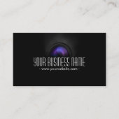 高級カメラレンズフォトグラファー名刺 名刺 (正面)