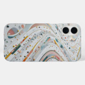 高級カラフルな小石のスマホケース - エレガント Case-Mate iPhoneケース (裏面 (横))