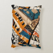 高級カリブの色数々のデザイン アクセントクッション (裏面(縦))