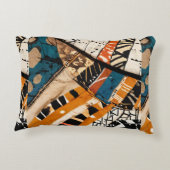 高級カリブの色数々のデザイン アクセントクッション (裏面)