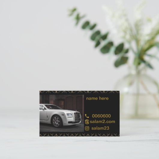 高級カード 名刺 (スタンド正面)