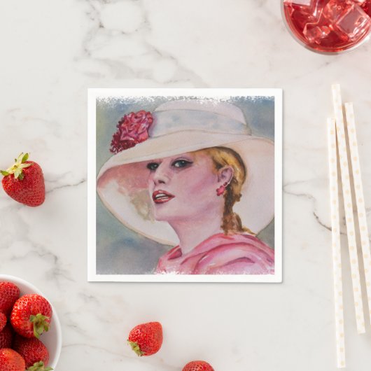 高級ガーデンパーティー紙ナプキンス スタンダードカクテルナプキン (インサイチュ)