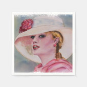 高級ガーデンパーティー紙ナプキンス スタンダードカクテルナプキン (正面)