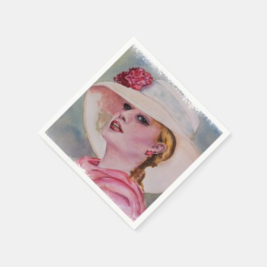 高級ガーデンパーティー紙ナプキンス スタンダードカクテルナプキン (角)