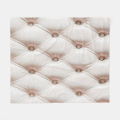 高級クラシックレザーテクスチャ、古いバラカラー フリースブランケット (正面(横))