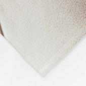 高級クラシックレザーテクスチャ、古いバラカラー フリースブランケット (角)