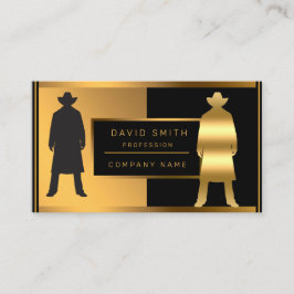 高級クラスのファッションのためにテキストを追加 – 彼 名刺