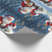 高級クリスマスギフト包装紙 ラッピングペーパー (角)