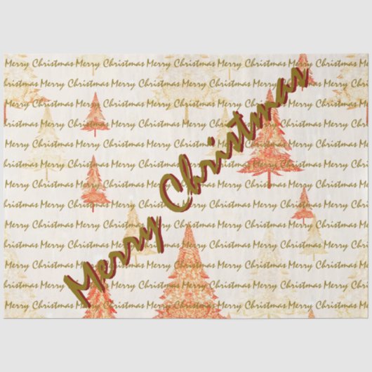 高級クリスマスツリー クリスマスの装飾 薄葉紙 (正面)