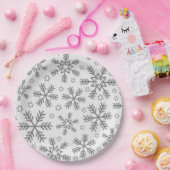 高級クリスマスパターン ペーパープレート (パーティー)