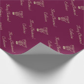 高級クリスマスラッピング紙 |個人用 ラッピングペーパー (角)