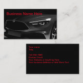 高級クールビジ車のネスカード 名刺 (正面/裏面)