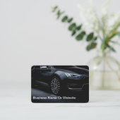 高級クール車サービスの名刺 名刺 (スタンド正面)