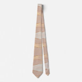 高級グリッターバラ金ゴールド ネクタイ (正面)