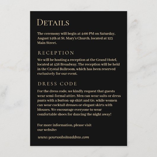 高級グリーンゲートと金ゴールド エンクロージャーカード (正面)