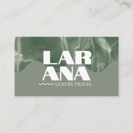 高級グリーンビジネスカード 名刺