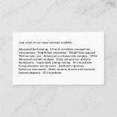 高級コンシェルジュ医療サービス 名刺 (裏面)