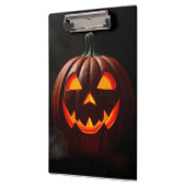 高級ゴシックハロウィンジャックオランタンクリップボード クリップボード (左)