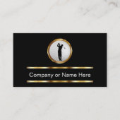 高級ゴルフビジネスカード 名刺 (正面)