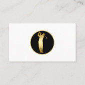 高級ゴルフビジネスカード 名刺 (裏面)