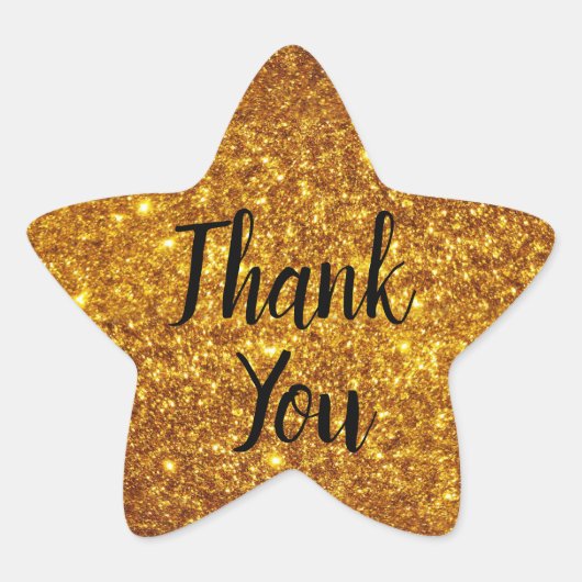 高級ゴールデンブラウン 星シール (正面)