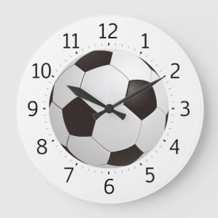 高級サッカーボール  贈カッコいいり物 ラージ壁時計