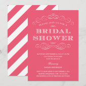 高級シャワー|ブライダルシャワーの招待 招待状 (正面/裏面)
