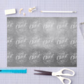 高級シルバーメリークリスマス宗教脚本 薄葉紙 (クラフト)