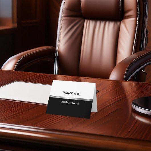 高級シンプルサンキューカード サンキューカード