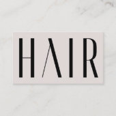 高級シンプルヘアの気に後の拡張気に管 名刺 (正面)