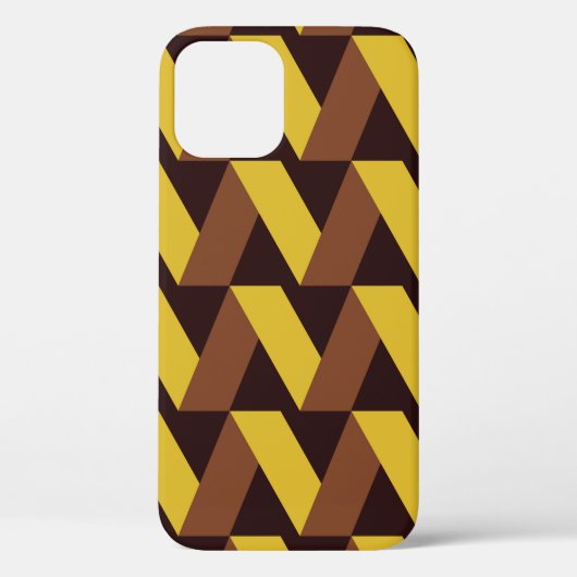 高級シームレスジグザグ線 Case-Mate iPhoneケース (裏面)