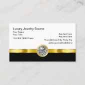 高級ジュエリーテーマモダン名刺 名刺 (正面)