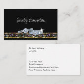 高級ジュエリーディーラーの名刺 名刺 (正面/裏面)