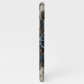 高級スタイリッシュバラファインアートボタニカル絵を描ズ iPhoneケース (右側)