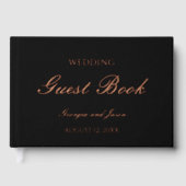 高級スタイリッシュホイ結婚ルモダンの本 ゲストブック (正面)