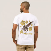 高級スタイル Tシャツ (裏面フル)