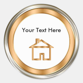 高級ステッ実在ク・ラベル ラウンドシール