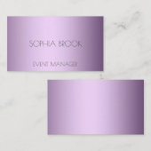 高級スミパーソナライズされたレット金属箔 名刺 (正面/裏面)