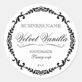 高級ソープ手作りラベル美しい業 ラウンドシール