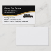 高級タクシーモダン名刺代 名刺 (正面/裏面)